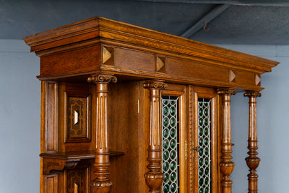 Antik Buffet Schrank Kommode Regal Anrichte Vitrine Alt MÖBLINGER 2503_2402