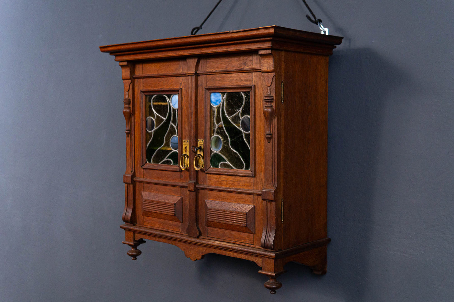 Wandschrank Schrank Kommode Regal Apotheke Alt Antik MÖBLINGER 2408_1903