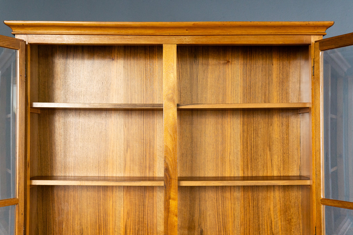 Vintage Sekretär Schreibtisch Vitrine Regal Schrank Alt MÖBLINGER 2503_2503