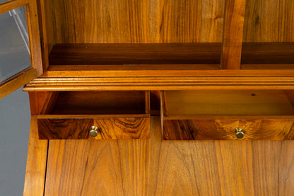 Vintage Sekretär Schreibtisch Vitrine Regal Schrank Alt MÖBLINGER 2503_2503