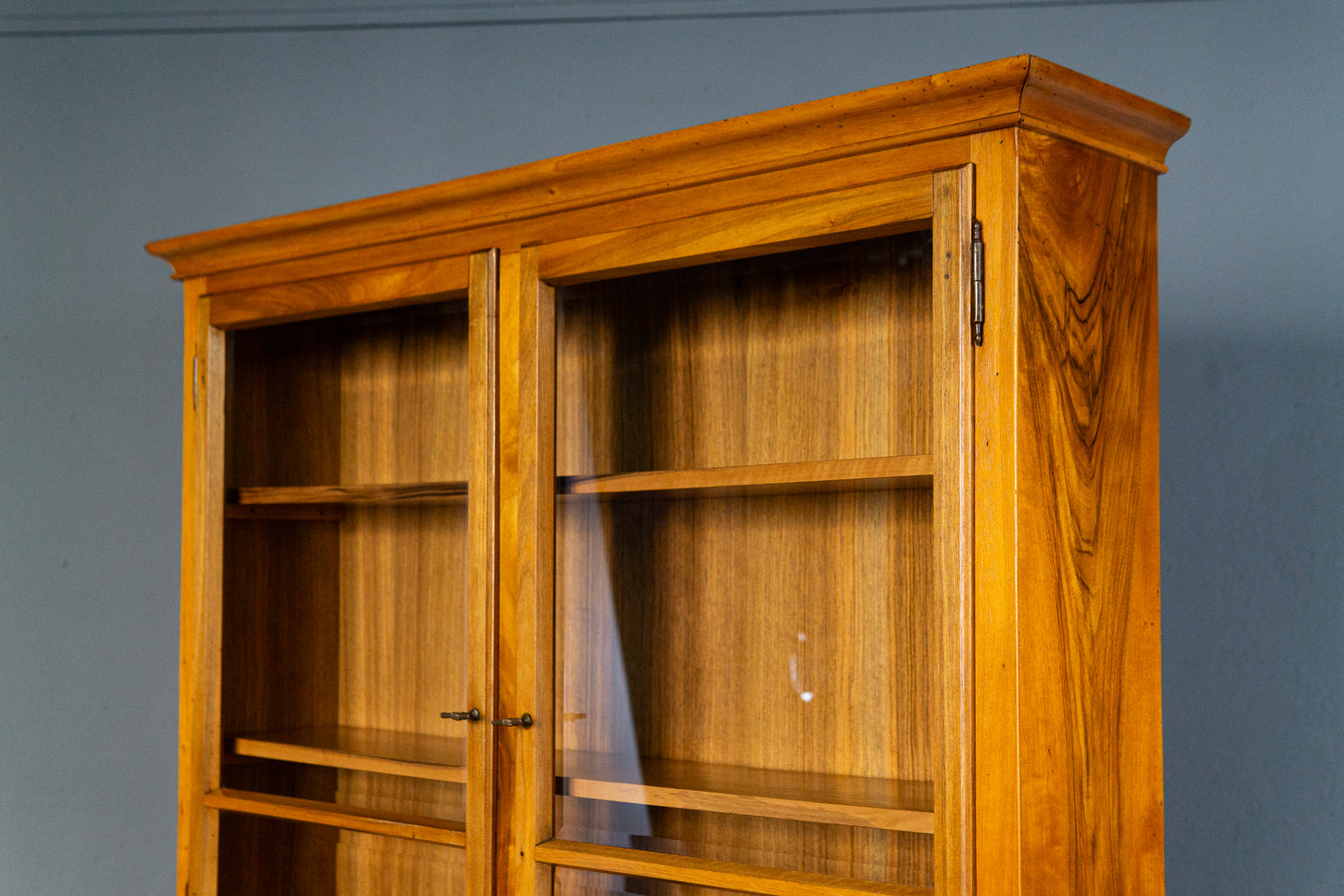 Vintage Sekretär Schreibtisch Vitrine Regal Schrank Alt MÖBLINGER 2503_2503