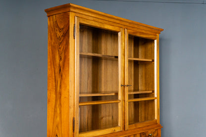 Vintage Sekretär Schreibtisch Vitrine Regal Schrank Alt MÖBLINGER 2503_2503