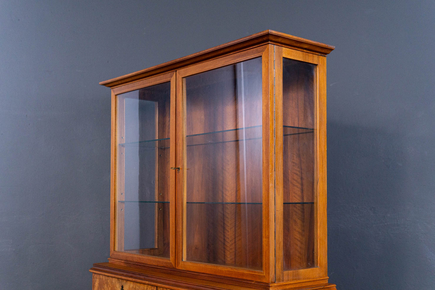 Vintage Vitrine Schrank Kommode Vertiko Regal Alt Antik MÖBLINGER 2408_2102