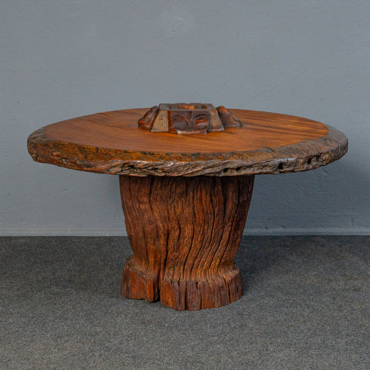 Seltener Afrikanischer Couchtisch, 20.Jahrhundert - Baumstamm Tisch Sofa Couch Alt Table Vintage MÖBLINGER