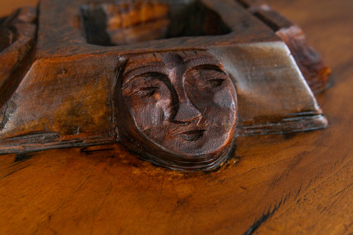 Seltener Afrikanischer Couchtisch, 20.Jahrhundert - Baumstamm Tisch Sofa Couch Alt Table Vintage MÖBLINGER