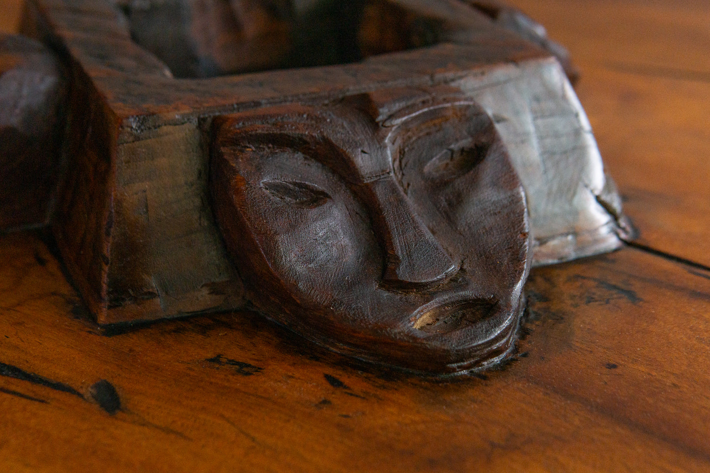 Seltener Afrikanischer Couchtisch, 20.Jahrhundert - Baumstamm Tisch Sofa Couch Alt Table Vintage MÖBLINGER