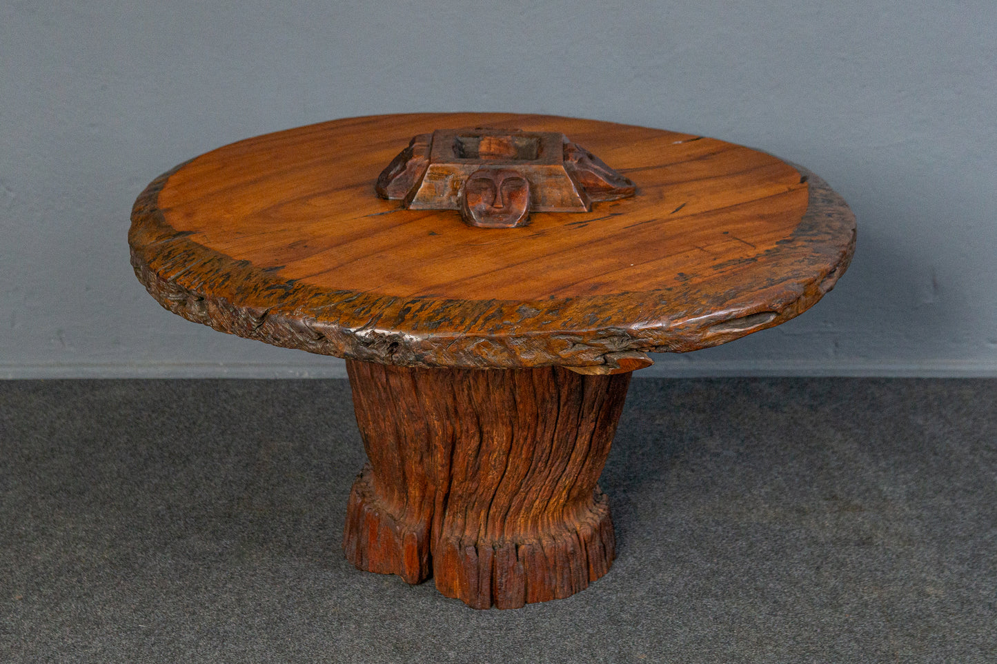 Seltener Afrikanischer Couchtisch, 20.Jahrhundert - Baumstamm Tisch Sofa Couch Alt Table Vintage MÖBLINGER