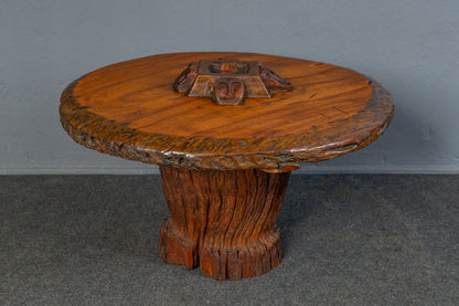 Seltener Afrikanischer Couchtisch, 20.Jahrhundert - Baumstamm Tisch Sofa Couch Alt Table Vintage MÖBLINGER