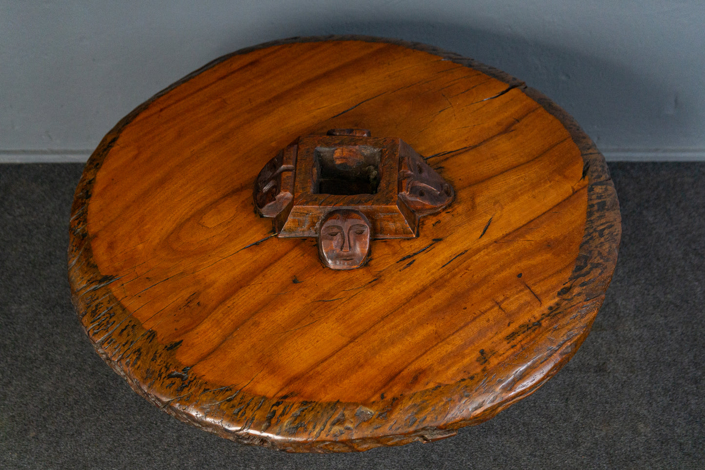 Seltener Afrikanischer Couchtisch, 20.Jahrhundert - Baumstamm Tisch Sofa Couch Alt Table Vintage MÖBLINGER