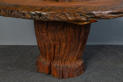 Seltener Afrikanischer Couchtisch, 20.Jahrhundert - Baumstamm Tisch Sofa Couch Alt Table Vintage MÖBLINGER