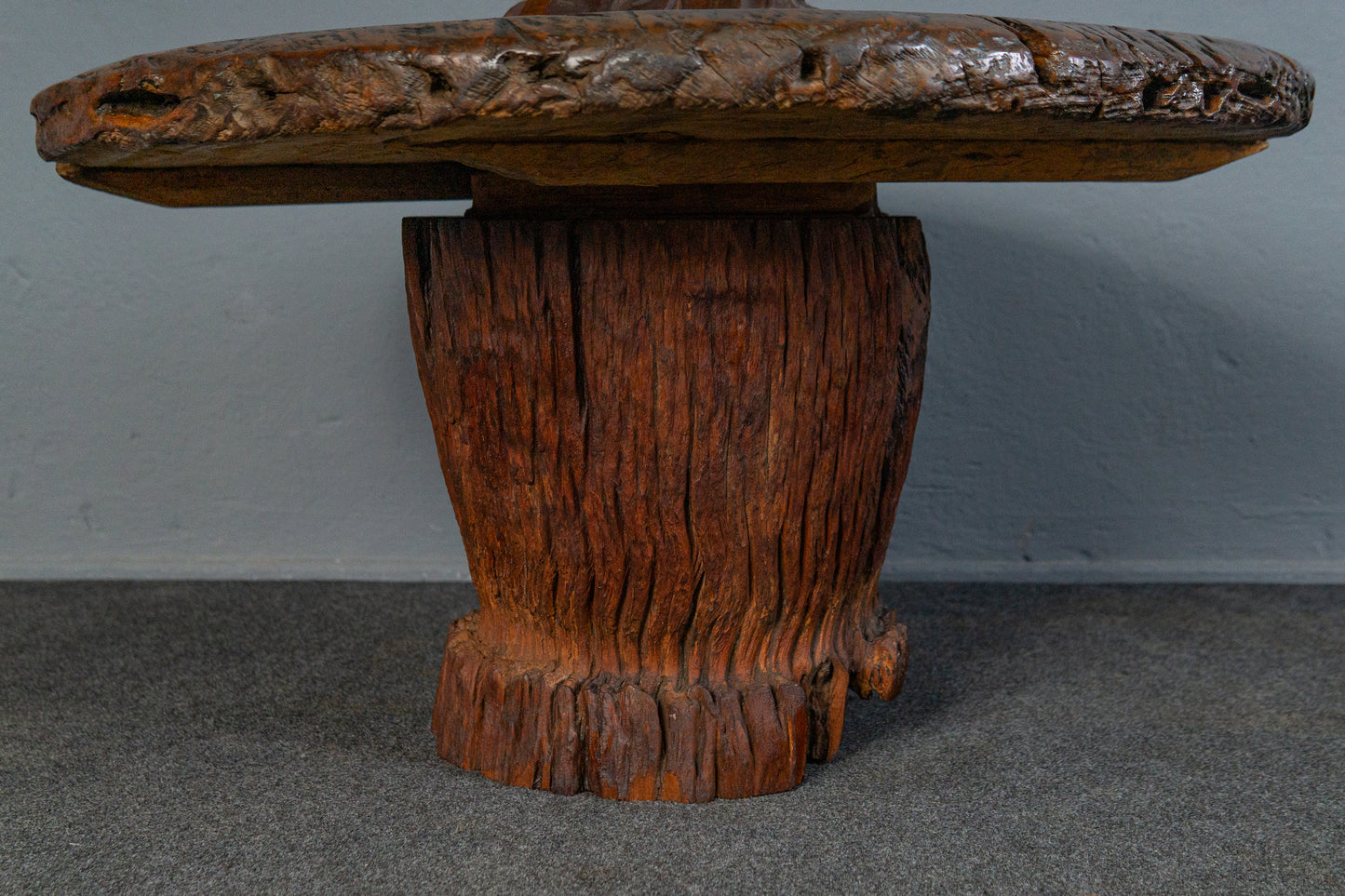 Seltener Afrikanischer Couchtisch, 20.Jahrhundert - Baumstamm Tisch Sofa Couch Alt Table Vintage MÖBLINGER