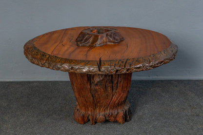 Seltener Afrikanischer Couchtisch, 20.Jahrhundert - Baumstamm Tisch Sofa Couch Alt Table Vintage MÖBLINGER