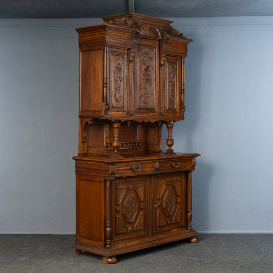 Antik Buffet Anrichte Schrank Regal Kommode Vintage Alt MÖBLINGER 2503_3101