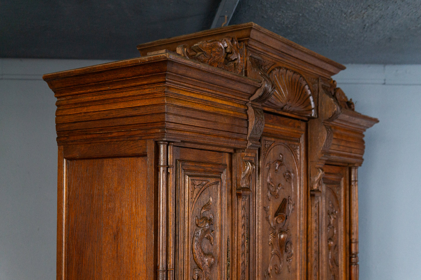 Antik Buffet Anrichte Schrank Regal Kommode Vintage Alt MÖBLINGER 2503_3101