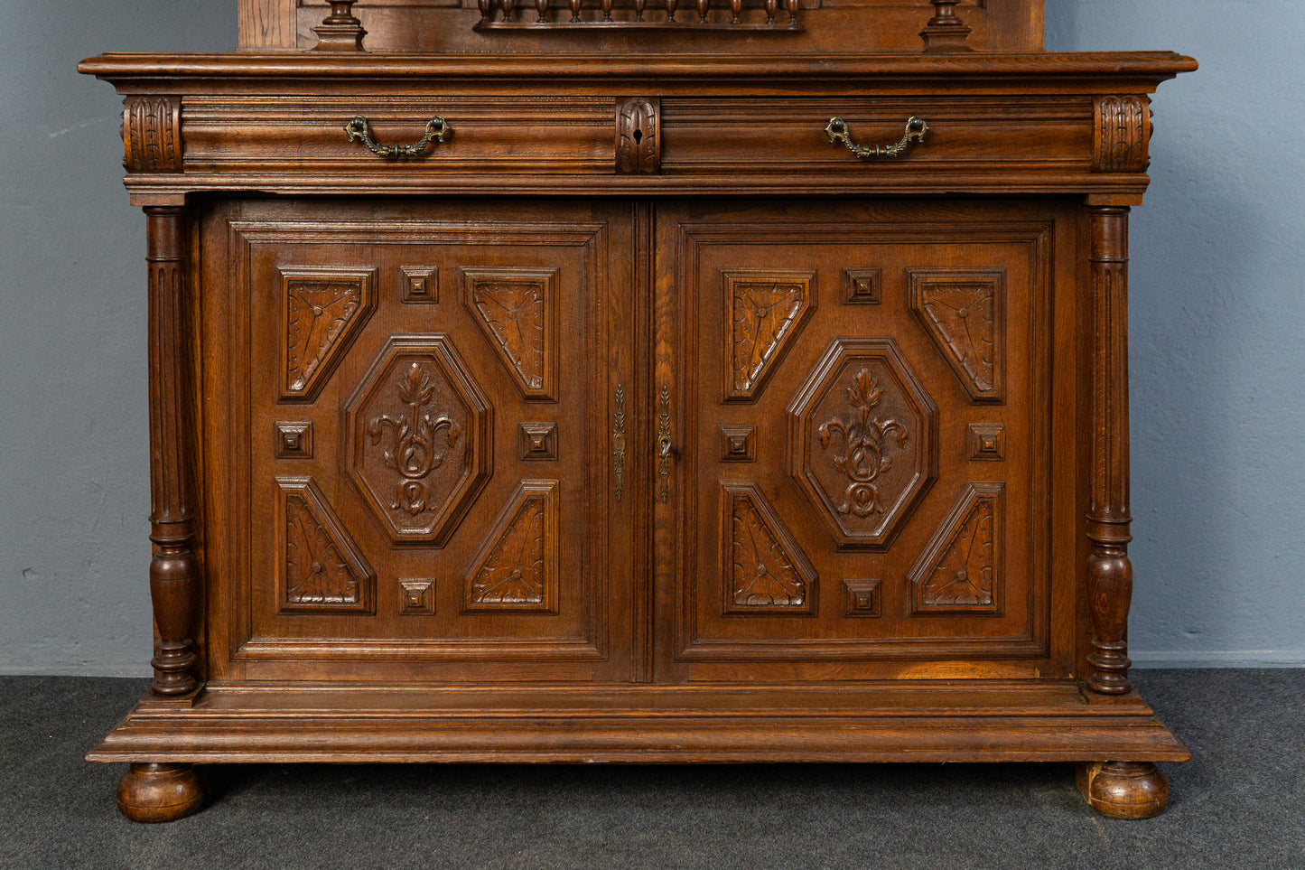 Antik Buffet Anrichte Schrank Regal Kommode Vintage Alt MÖBLINGER 2503_3101