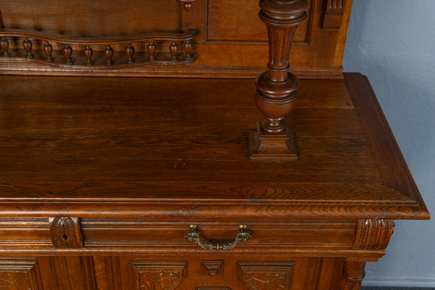 Antik Buffet Anrichte Schrank Regal Kommode Vintage Alt MÖBLINGER 2503_3101