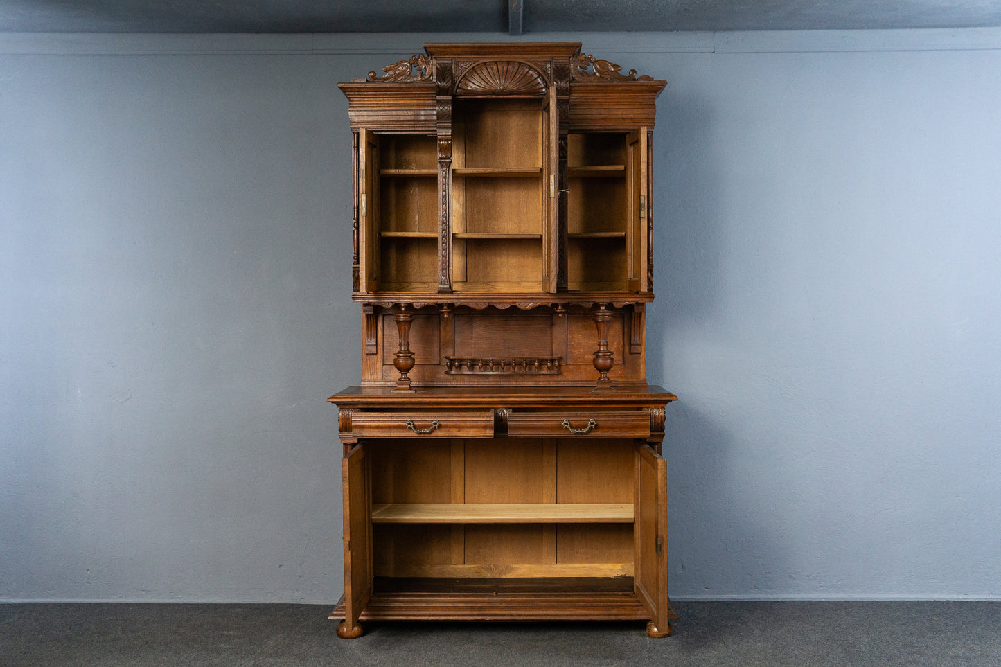 Antik Buffet Anrichte Schrank Regal Kommode Vintage Alt MÖBLINGER 2503_3101