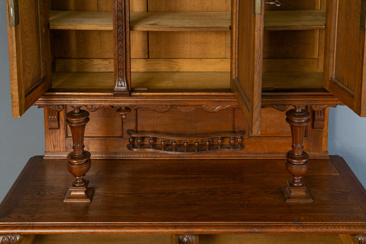 Antik Buffet Anrichte Schrank Regal Kommode Vintage Alt MÖBLINGER 2503_3101