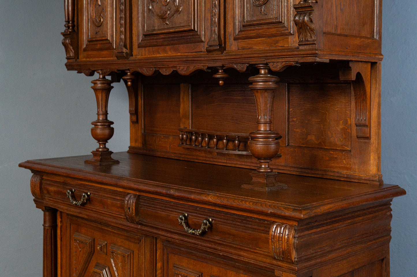 Antik Buffet Anrichte Schrank Regal Kommode Vintage Alt MÖBLINGER 2503_3101