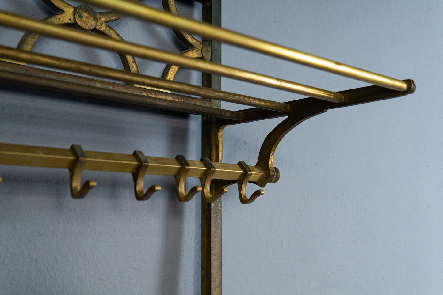 Vintage Garderobe Schrank Spiegel Flur Antik Jugendstil MÖBLINGER 2503_3102