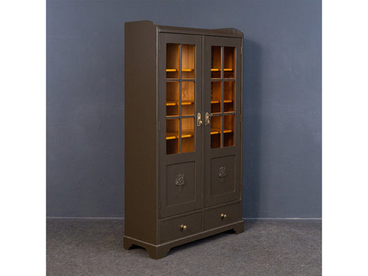 aufgearbeiteter Bücherschrank Regal Schrank Alt Antik MÖBLINGER 2409_0401