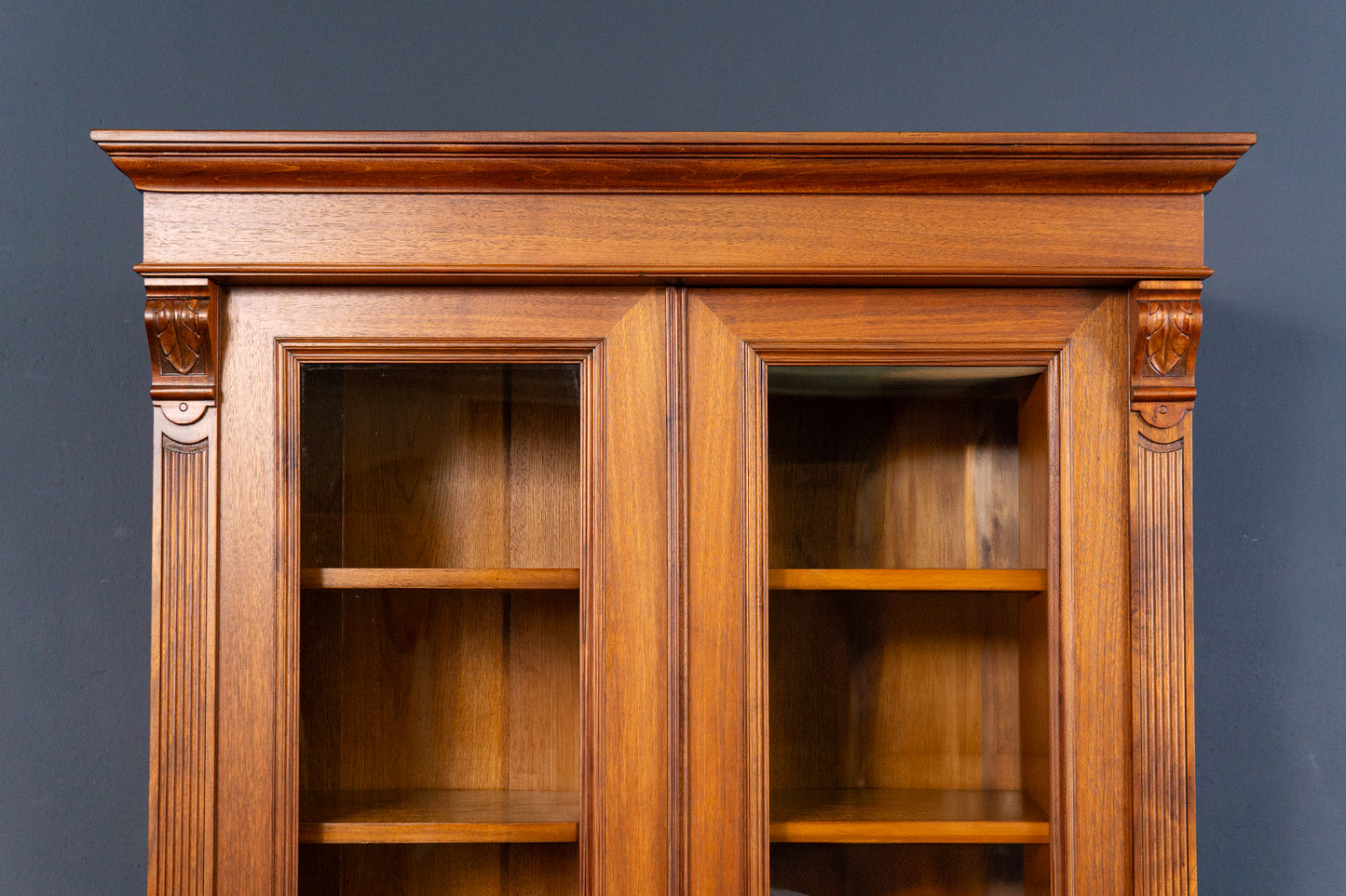 Vintage Vitrine Bücherschrank Regal Kommode Alt Antik MÖBLINGER 2409_0402