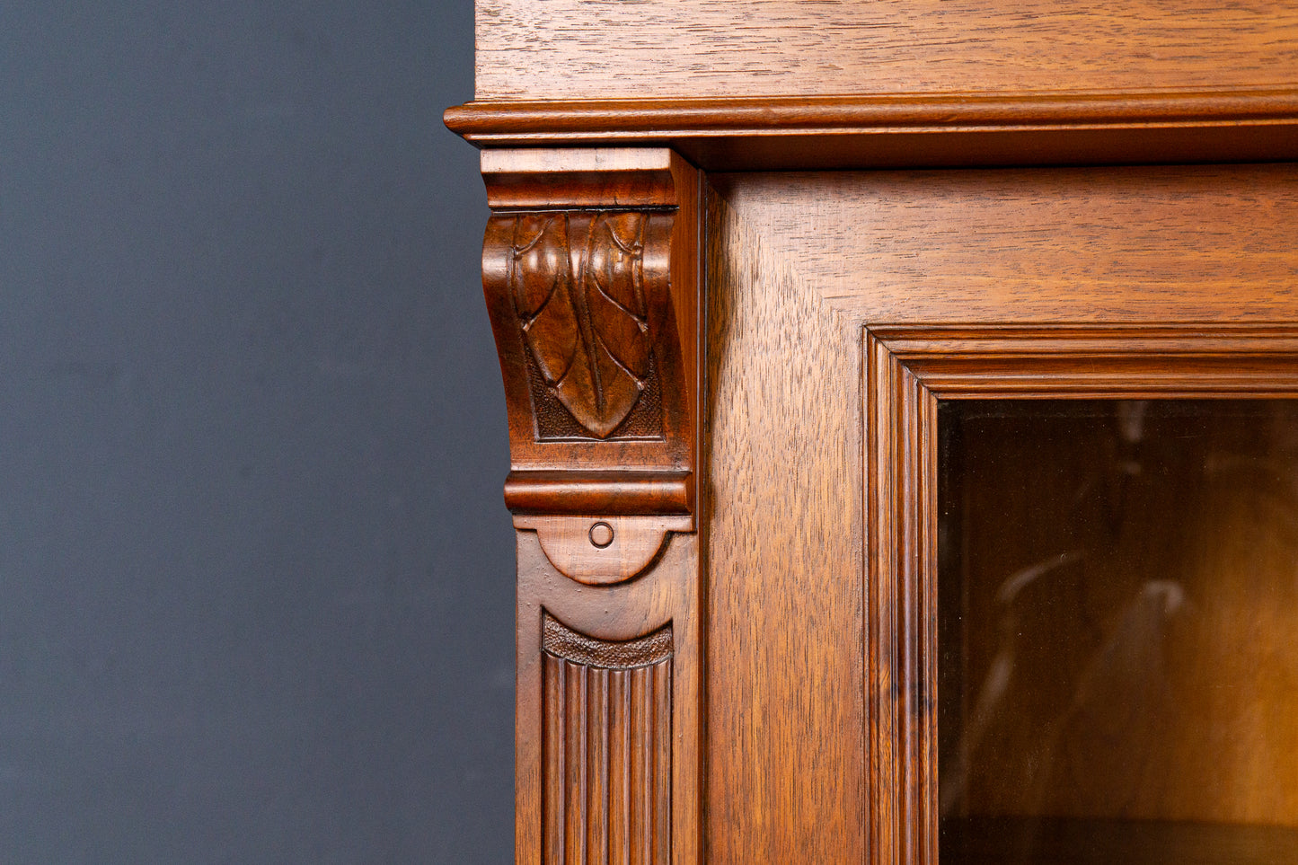 Vintage Vitrine Bücherschrank Regal Kommode Alt Antik MÖBLINGER 2409_0402