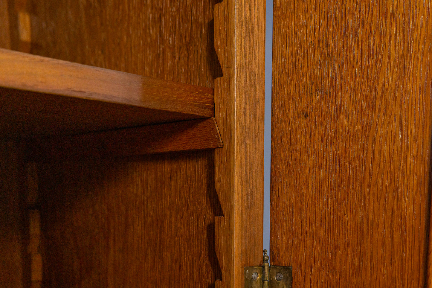 Vintage Vitrine Bücherschrank Regal Kommode Alt Antik MÖBLINGER 2409_0402