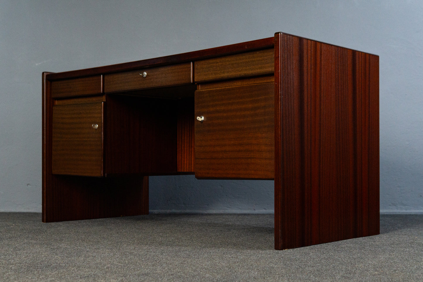 Vintage Schreibtisch Desk Büro Sekretär Kommode Tisch MÖBLINGER 2503_3103