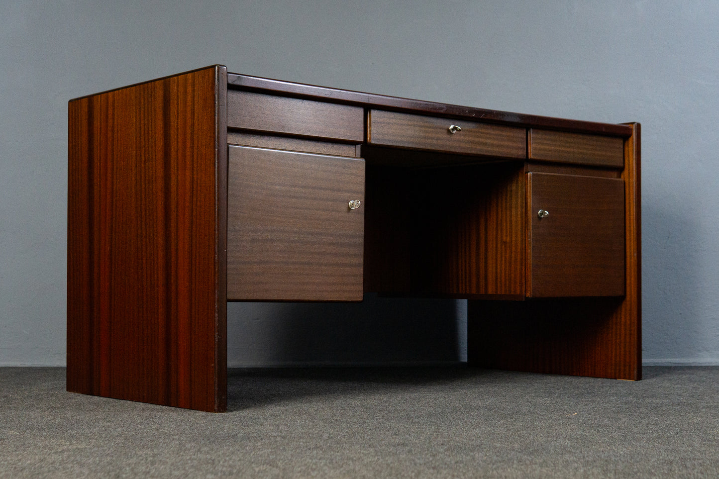 Vintage Schreibtisch Desk Büro Sekretär Kommode Tisch MÖBLINGER 2503_3103