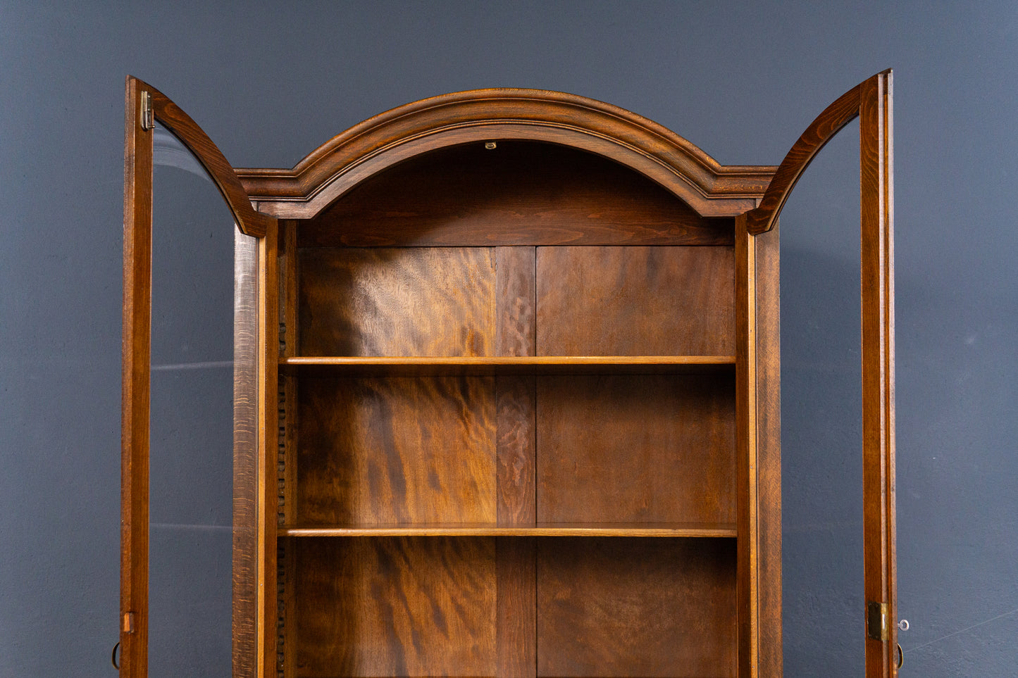 Vitrine Vintage Bücherschrank Regal Kommode Alt Antik MÖBLINGER 2409_0502