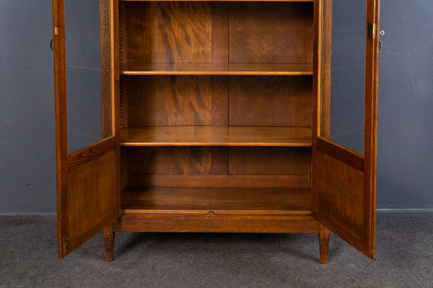 Vitrine Vintage Bücherschrank Regal Kommode Alt Antik MÖBLINGER 2409_0502