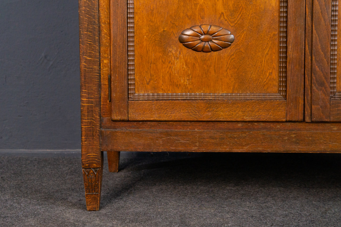 Vitrine Vintage Bücherschrank Regal Kommode Alt Antik MÖBLINGER 2409_0502