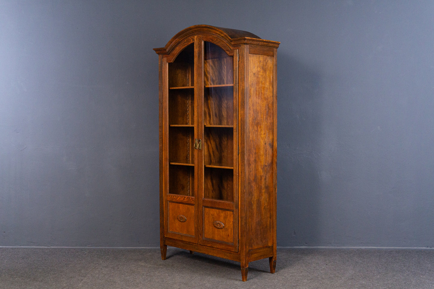Vitrine Vintage Bücherschrank Regal Kommode Alt Antik MÖBLINGER 2409_0502