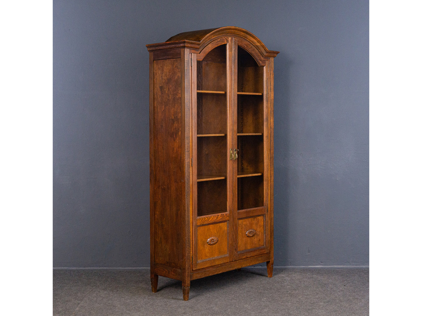 Vitrine Vintage Bücherschrank Regal Kommode Alt Antik MÖBLINGER 2409_0502