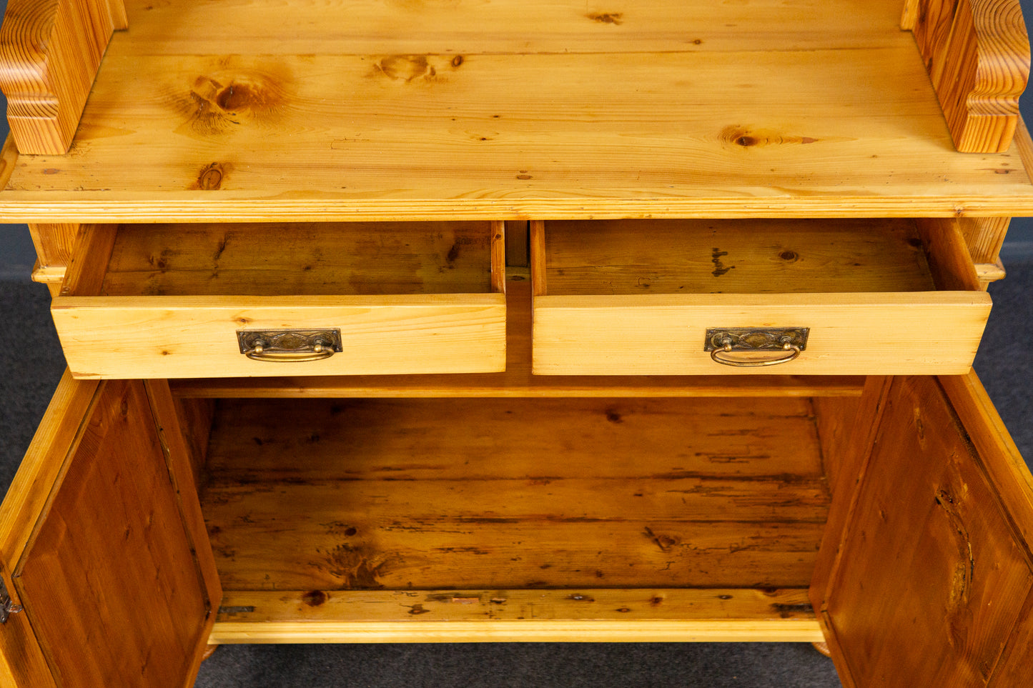 Buffet Schrank Vintage Vitrine Regal Kommode Alt Antik MÖBLINGER 2409_0504