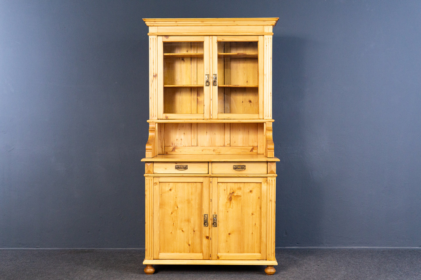 Buffet Schrank Vintage Vitrine Regal Kommode Alt Antik MÖBLINGER 2409_0504