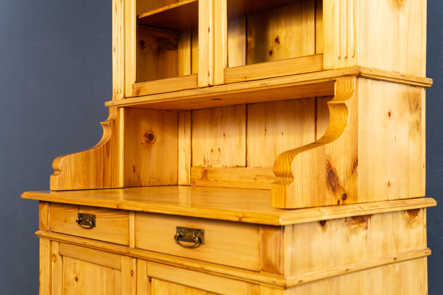 Buffet Schrank Vintage Vitrine Regal Kommode Alt Antik MÖBLINGER 2409_0504