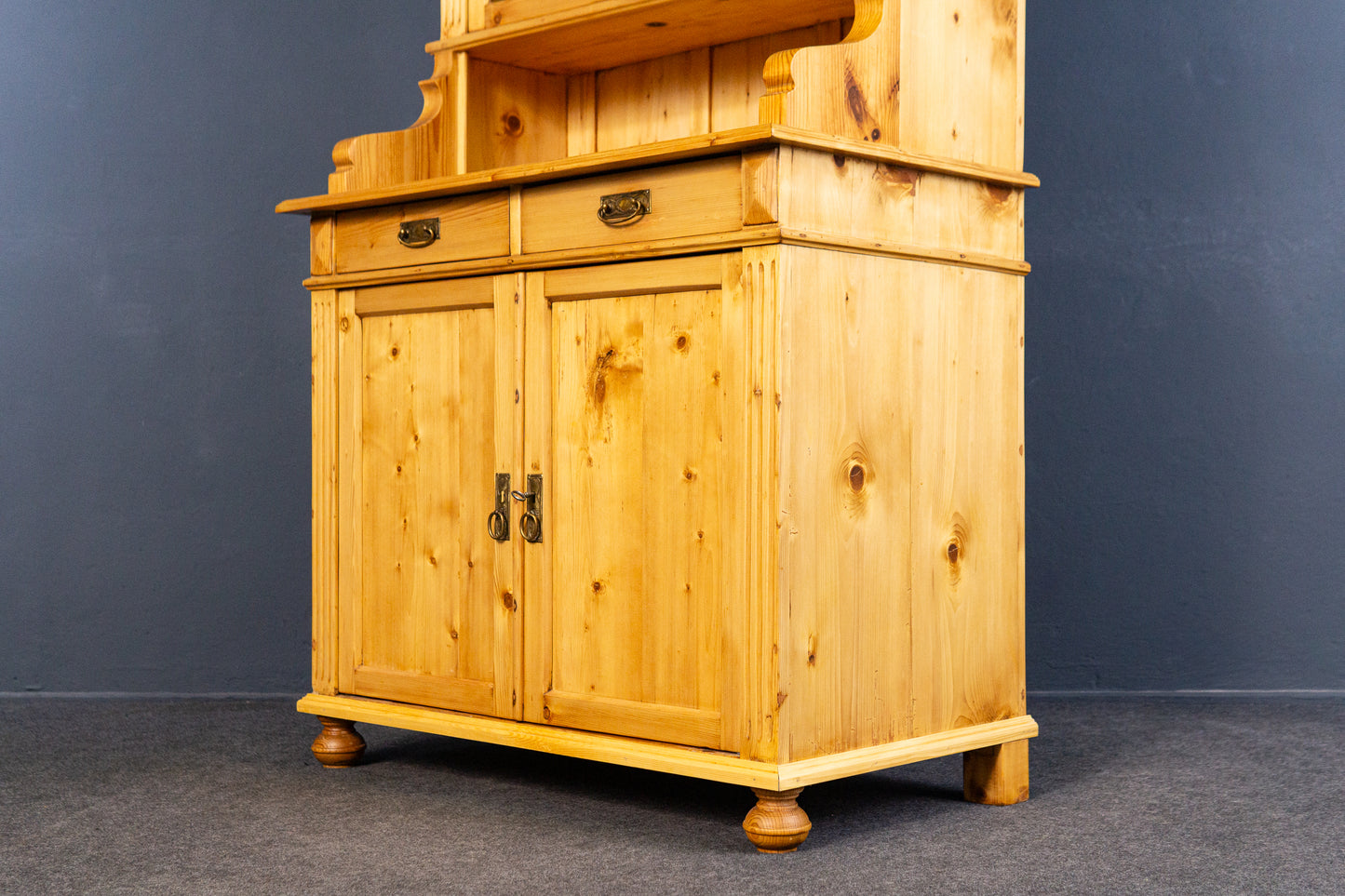 Buffet Schrank Vintage Vitrine Regal Kommode Alt Antik MÖBLINGER 2409_0504