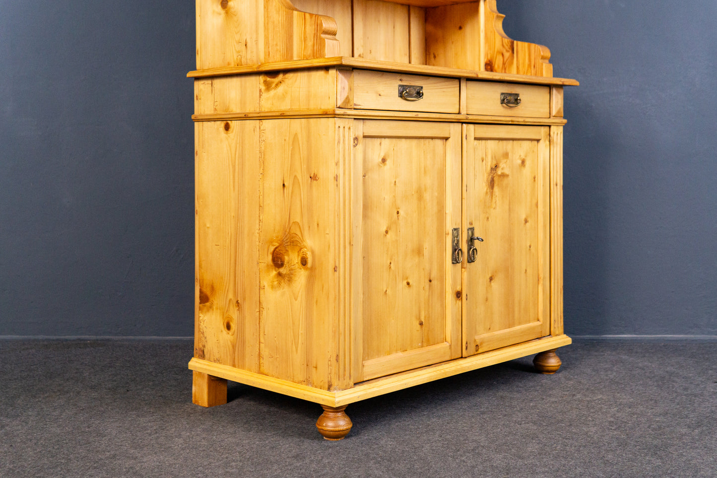 Buffet Schrank Vintage Vitrine Regal Kommode Alt Antik MÖBLINGER 2409_0504
