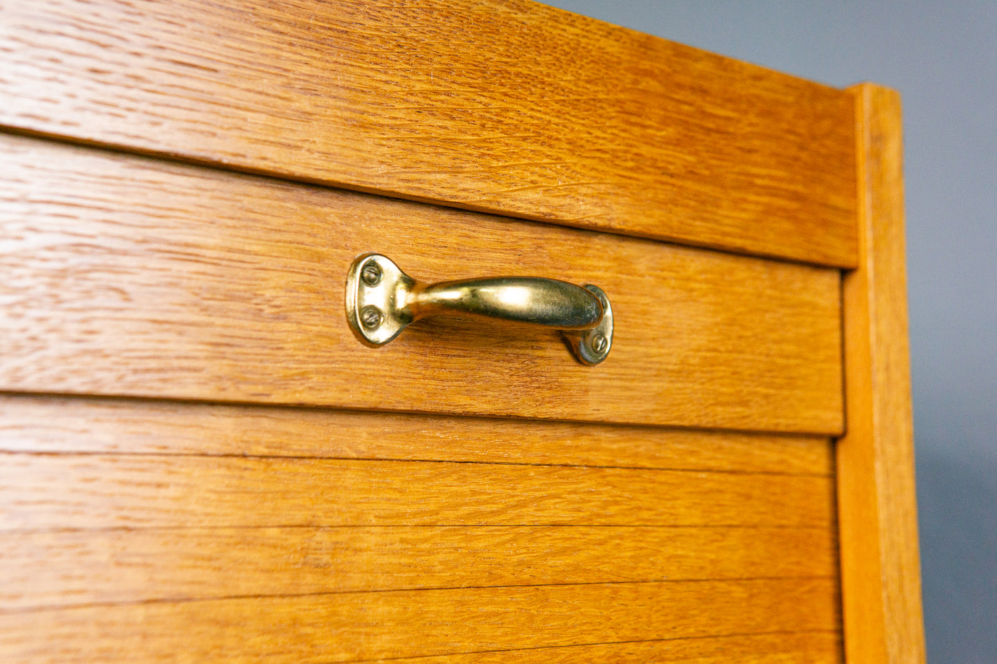 Vintage Rollladenschrank Regal Kommode Schrank Büro Alt MÖBLINGER 2504_0703