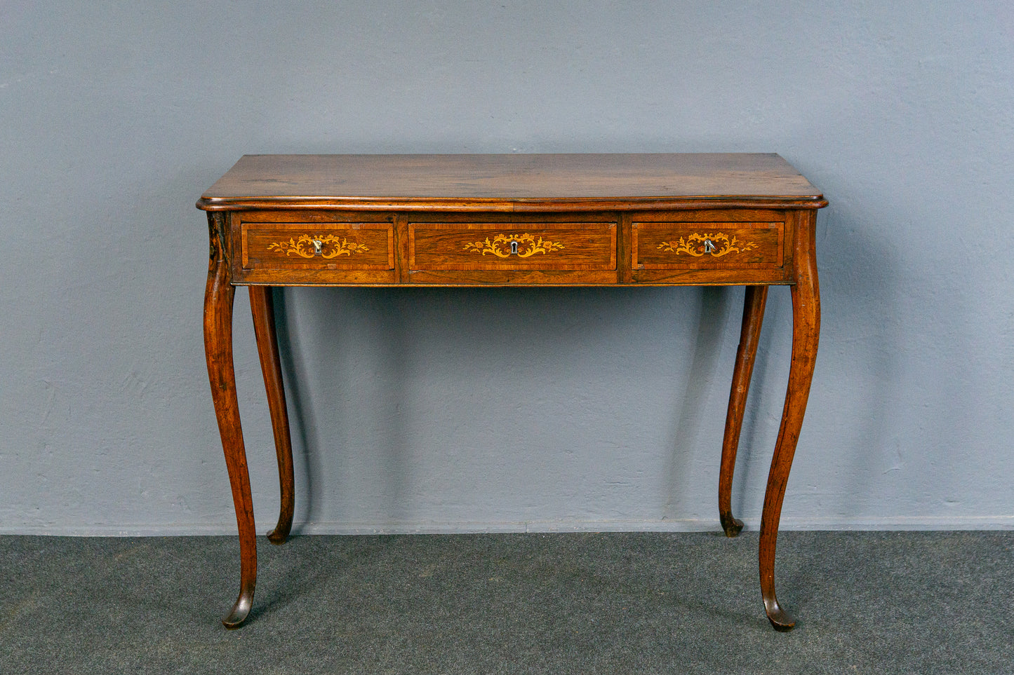 Antik Konsole Schreibtisch Kommode Tisch Vintage Alt MÖBLINGER 2504_0704