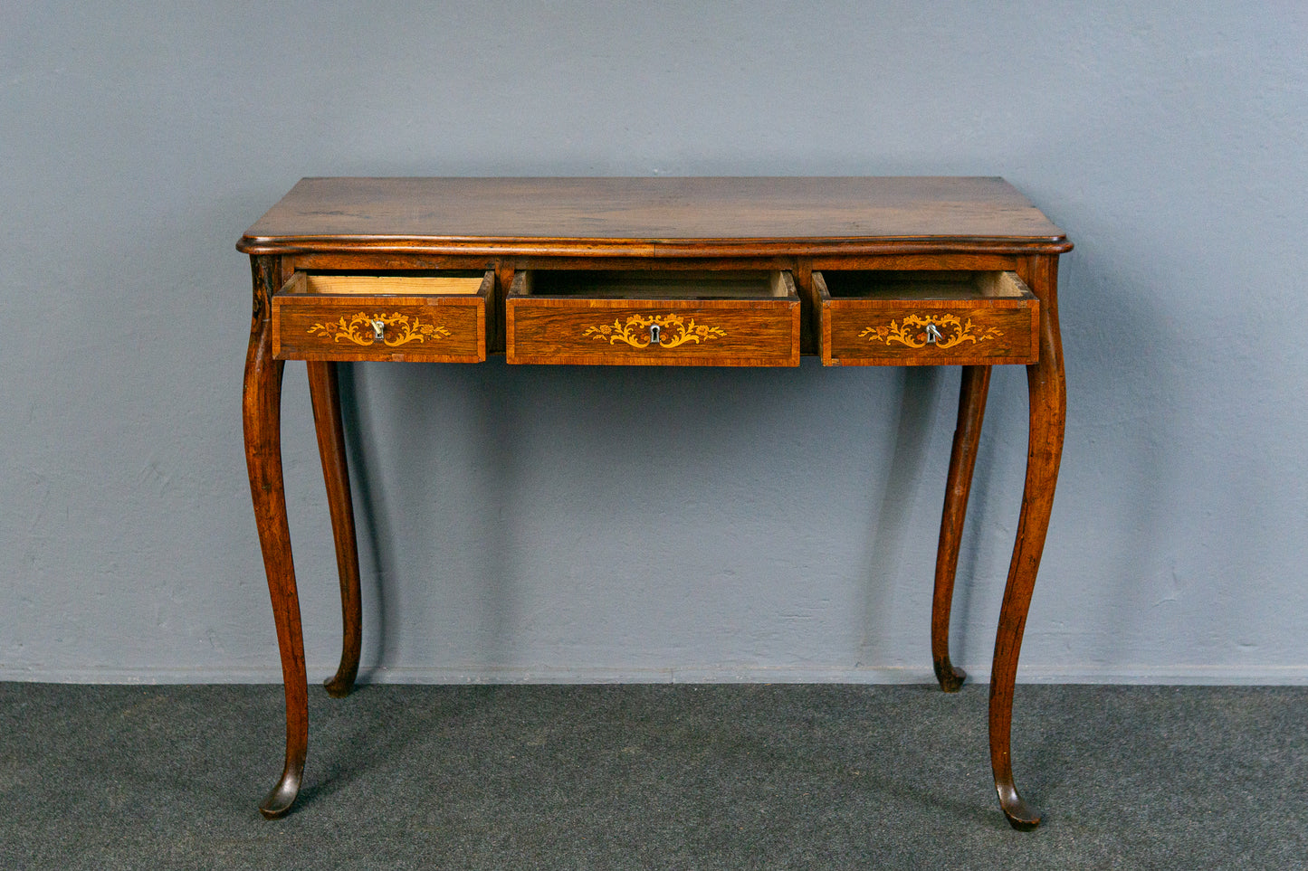Antik Konsole Schreibtisch Kommode Tisch Vintage Alt MÖBLINGER 2504_0704