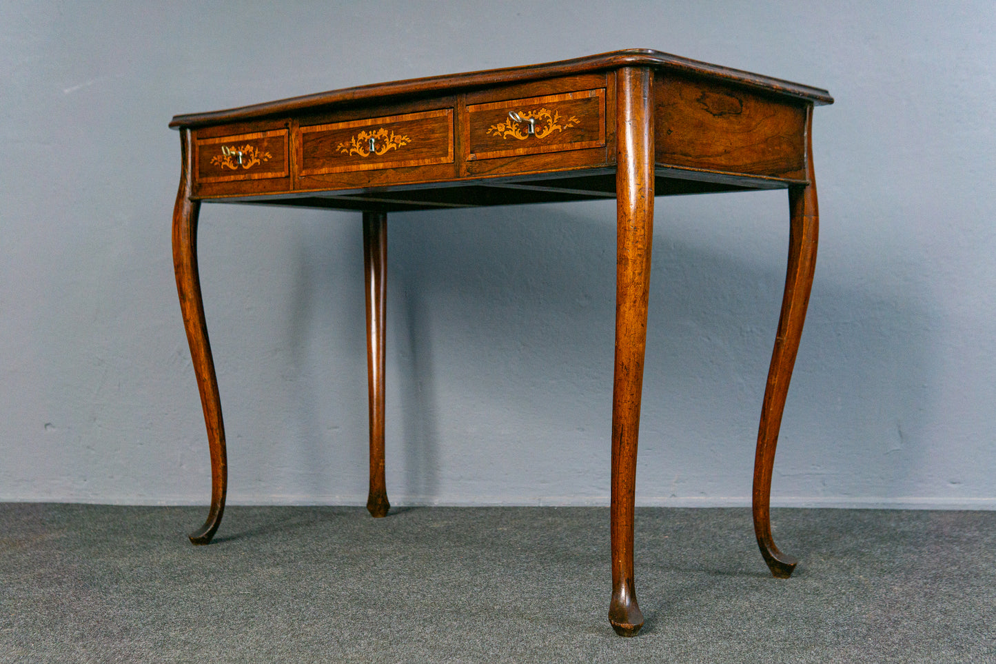 Antik Konsole Schreibtisch Kommode Tisch Vintage Alt MÖBLINGER 2504_0704