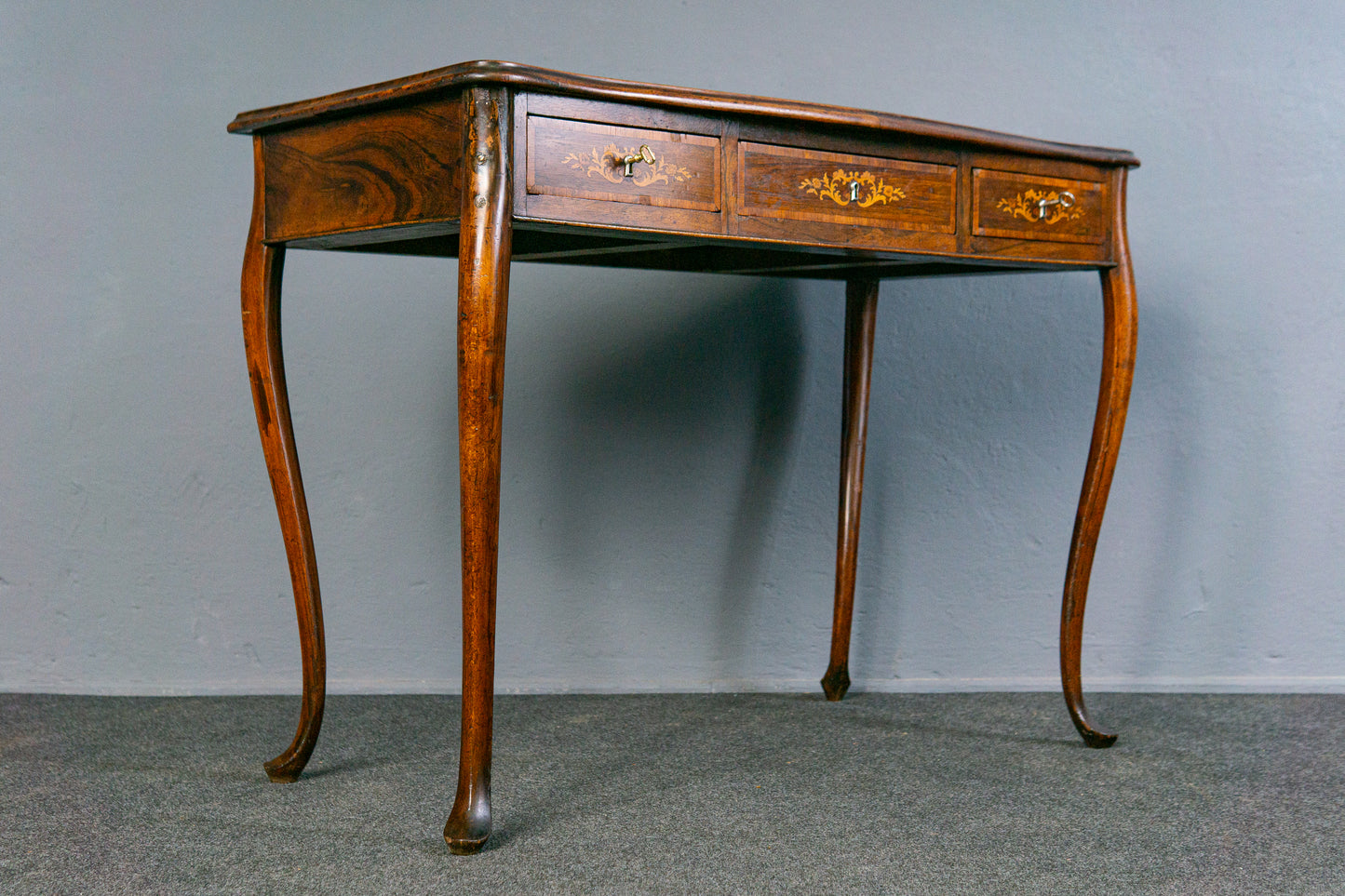 Antik Konsole Schreibtisch Kommode Tisch Vintage Alt MÖBLINGER 2504_0704