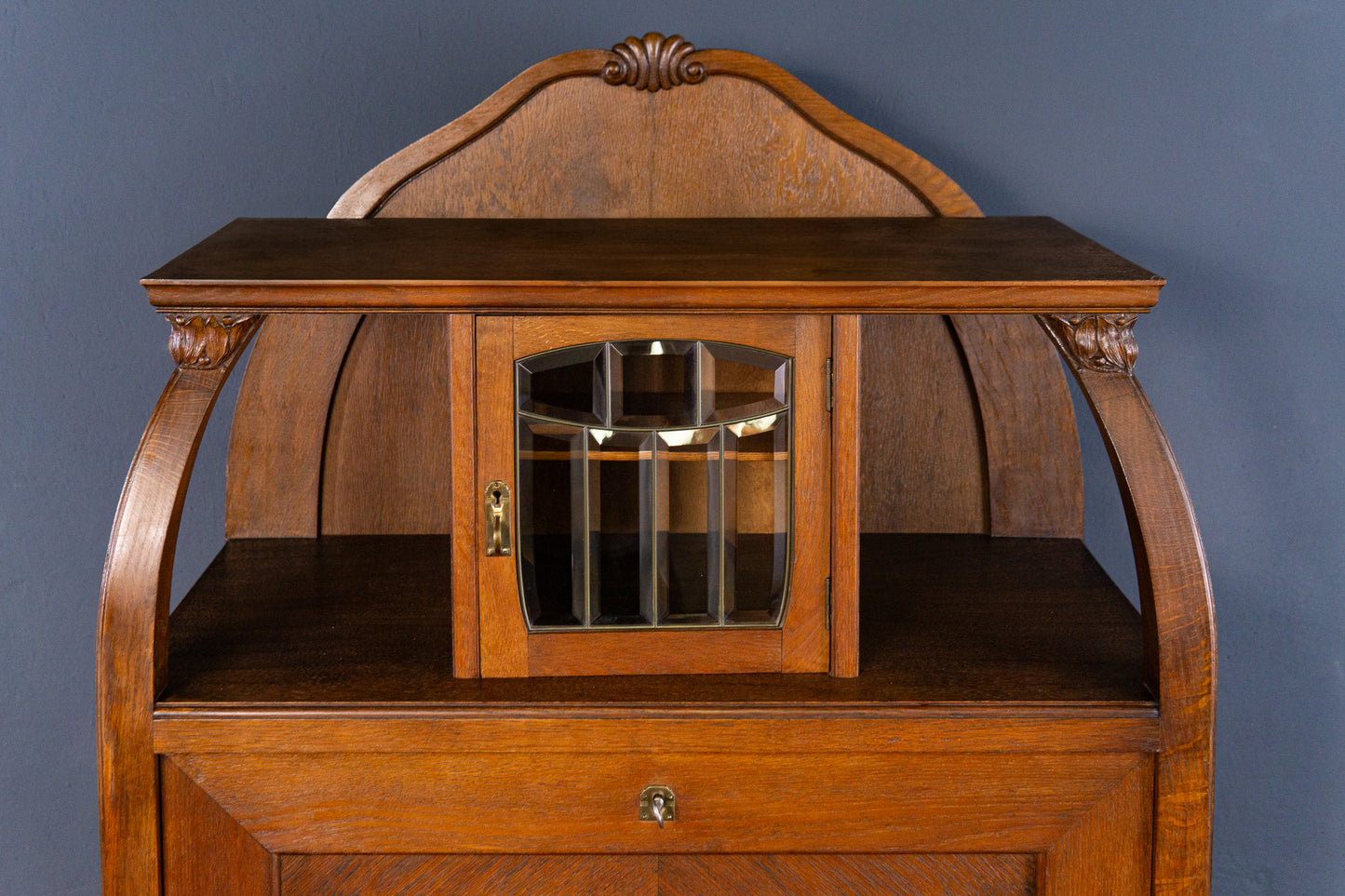 Sekretär Schrank Schreibtisch Desk Büro Kommode Alt Antik MÖBLINGER 2409_0904