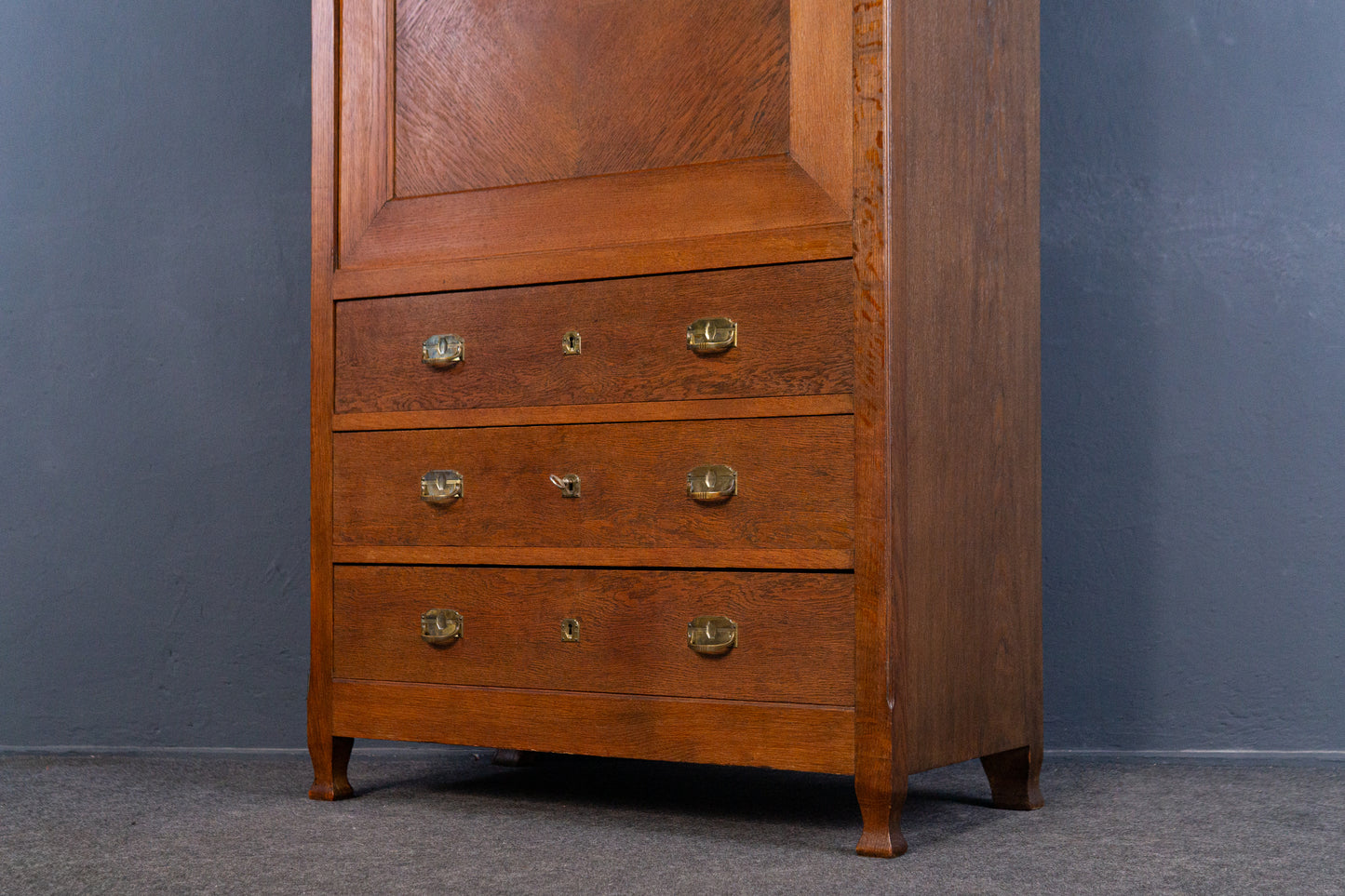 Sekretär Schrank Schreibtisch Desk Büro Kommode Alt Antik MÖBLINGER 2409_0904
