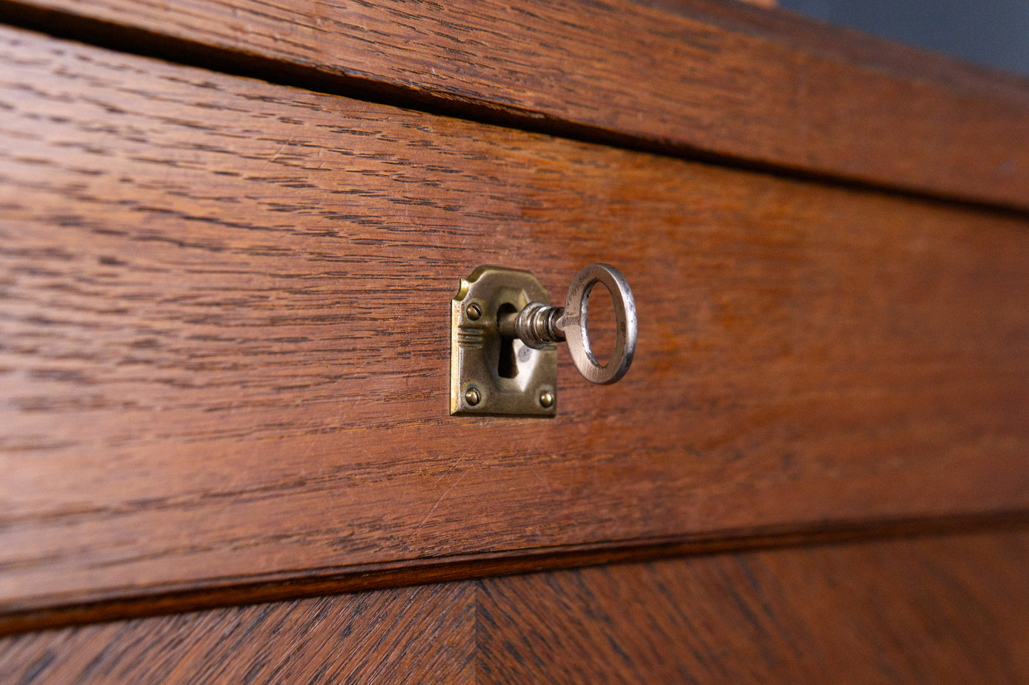Sekretär Schrank Schreibtisch Desk Büro Kommode Alt Antik MÖBLINGER 2409_0904