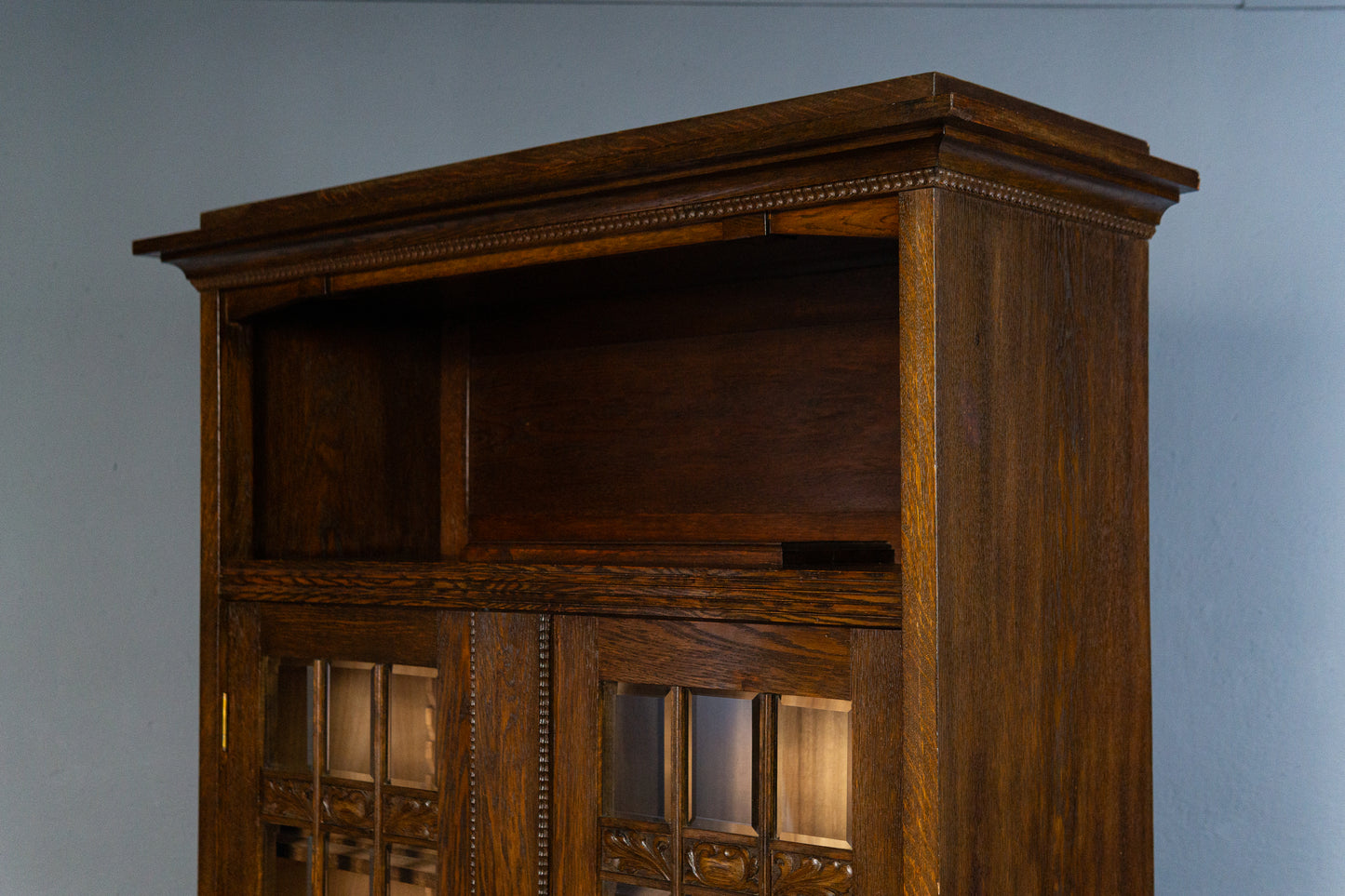 Antik Bücherschrank Regal Schrank Kommode Vintage Alt MÖBLINGER 2504_1403