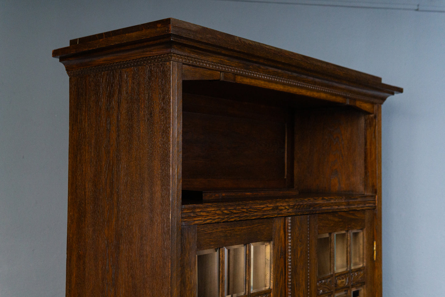 Antik Bücherschrank Regal Schrank Kommode Vintage Alt MÖBLINGER 2504_1403